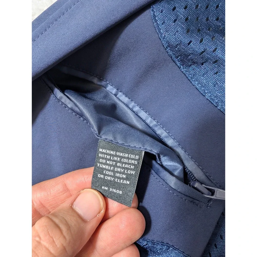 NEW Jos A Bank Commuter Mens L Blue Traveler Stretch Packable Performance Blazer